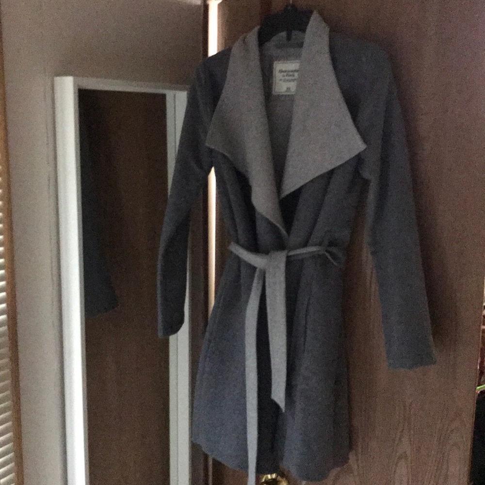NWOT! Gray Wool Duster